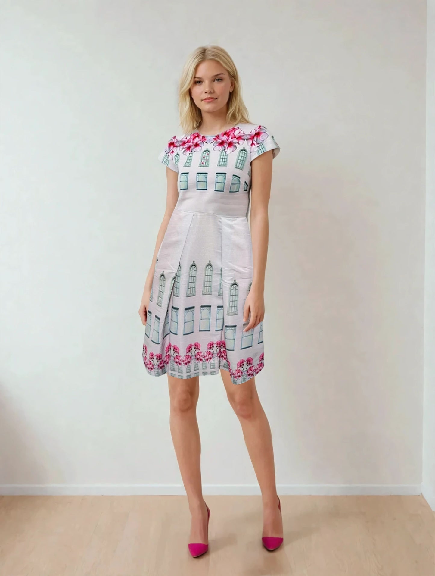 Zartrosa Cocktailkleid Ted Baker