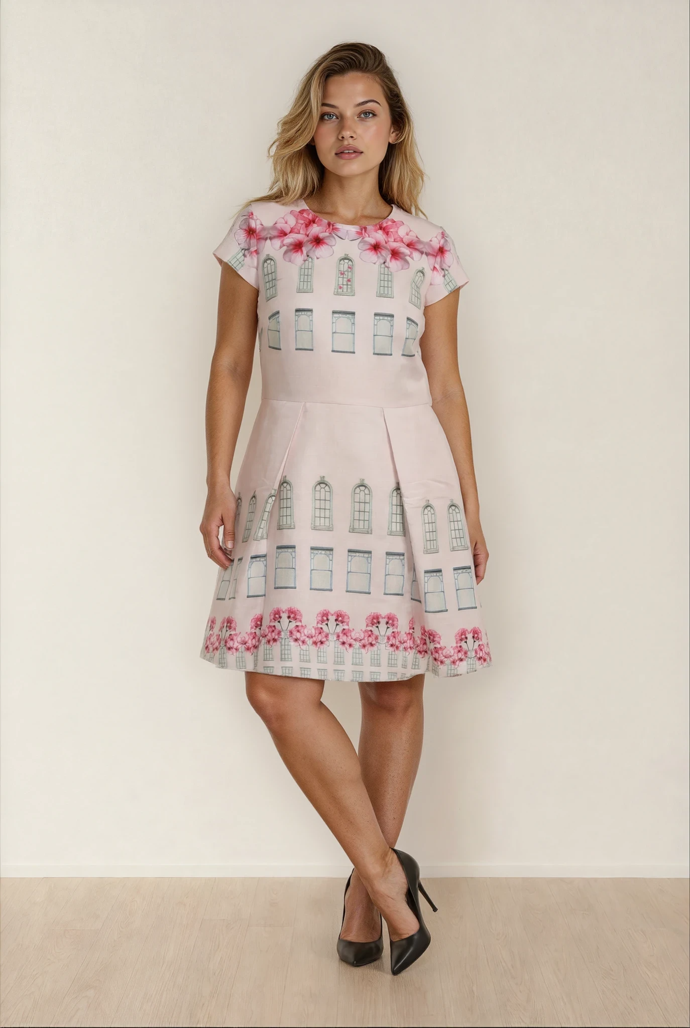 Zartrosa Cocktailkleid Ted Baker