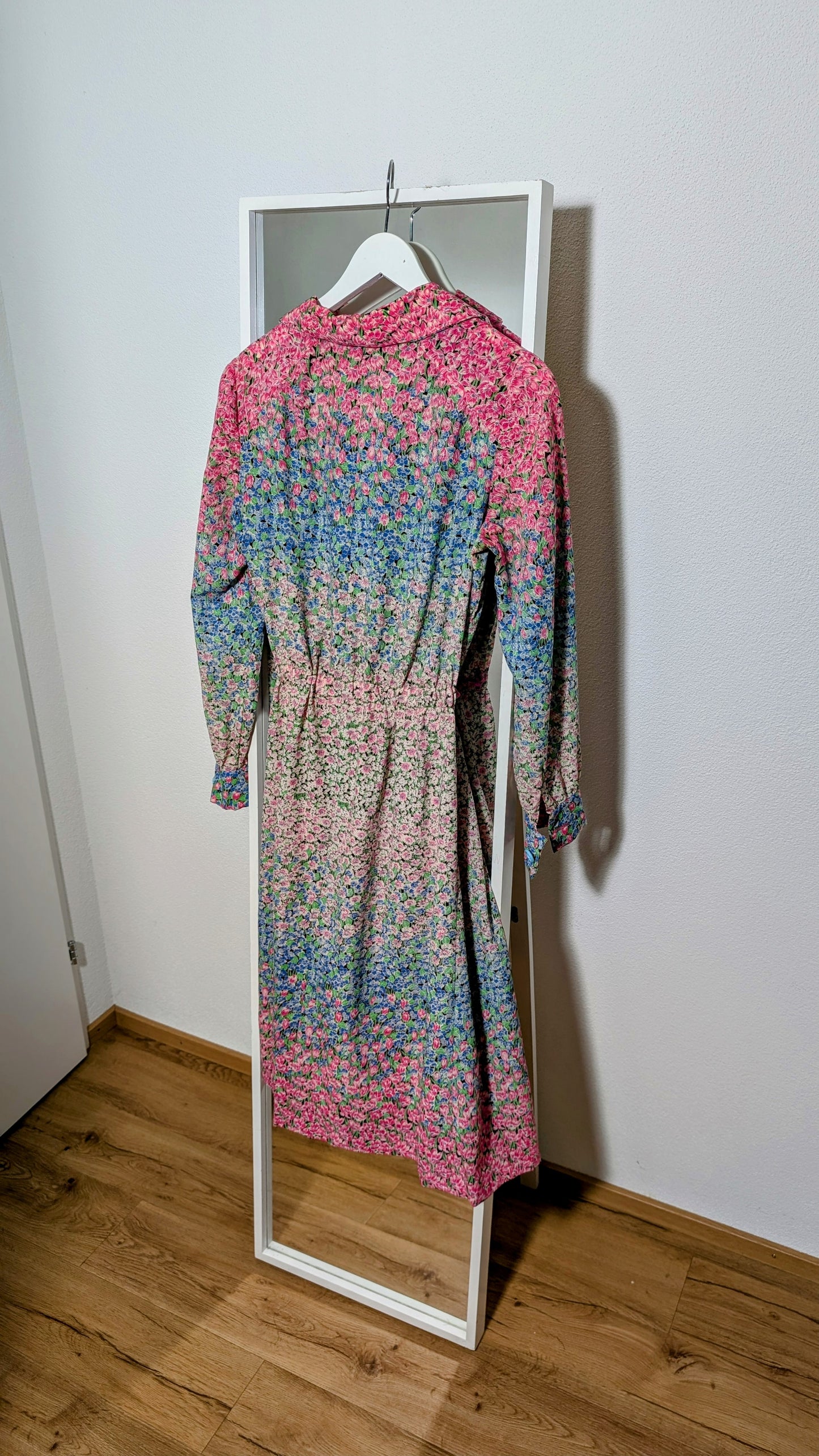 Vintage Blumenkleid Paris