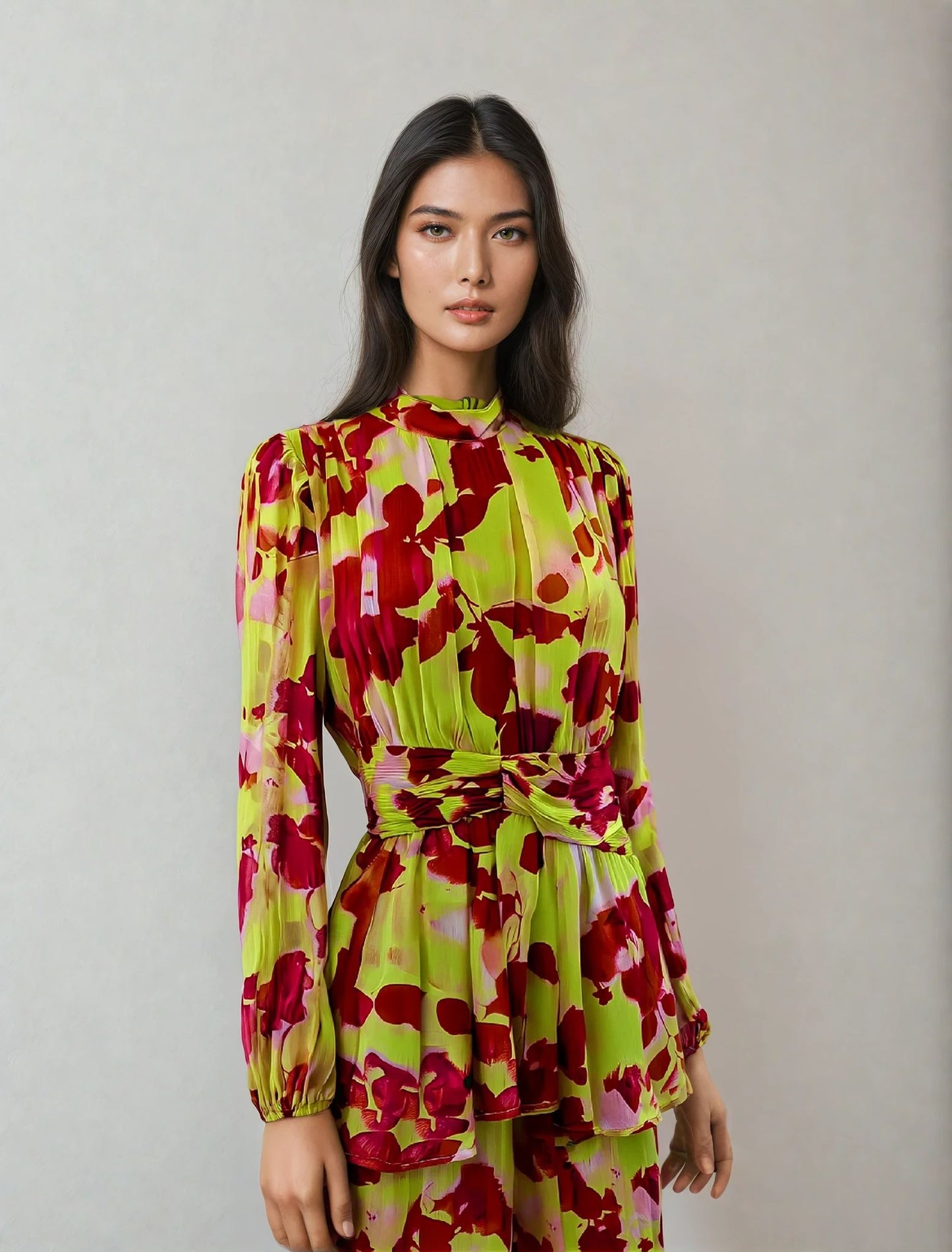 Farbenfrohes Maxikleid von Asos