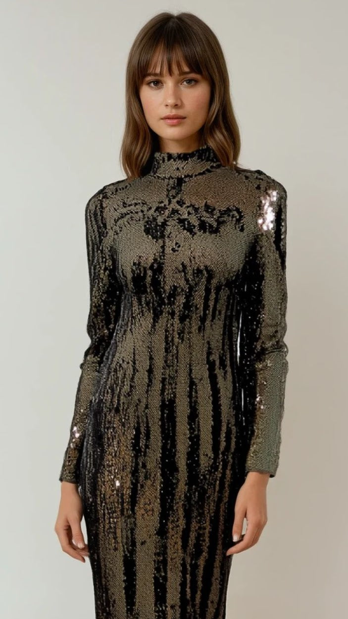 Ganzkörper-Glitzerkleid von Ted Baker