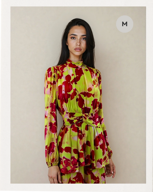 Farbenfrohes Maxikleid von Asos