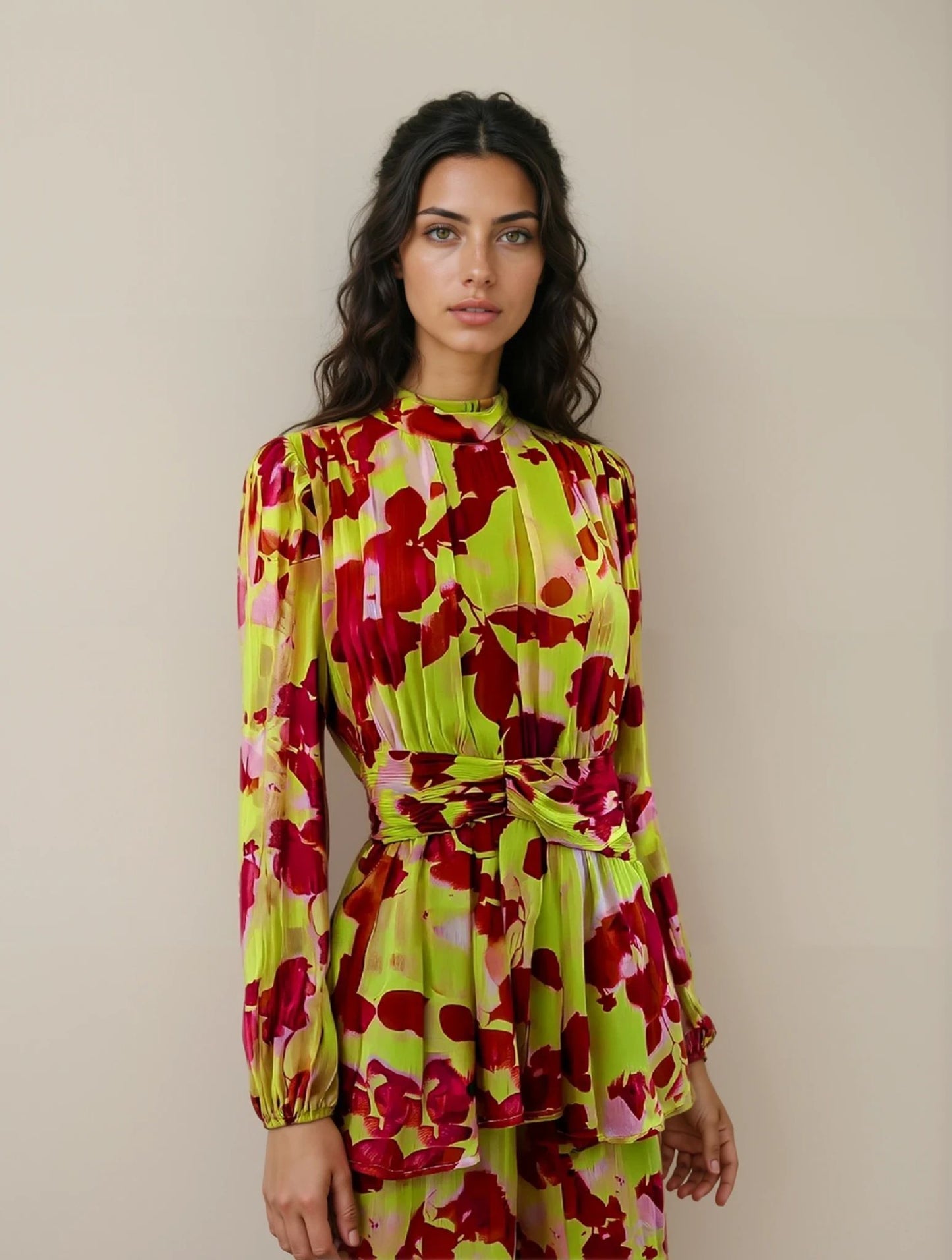 Farbenfrohes Maxikleid von Asos