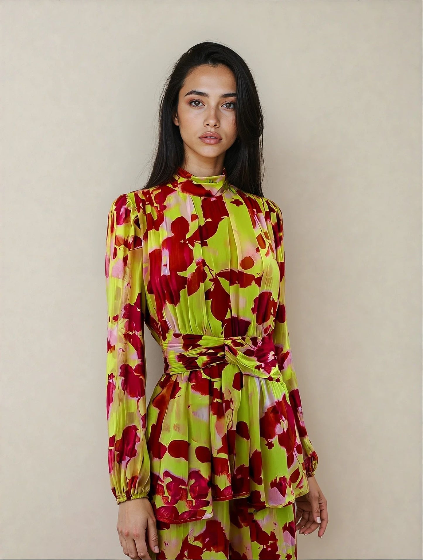 Farbenfrohes Maxikleid von Asos