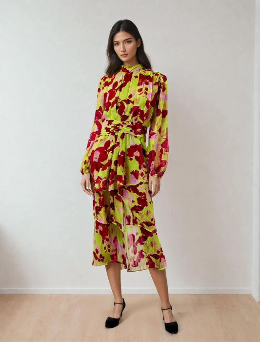 Farbenfrohes Maxikleid von Asos
