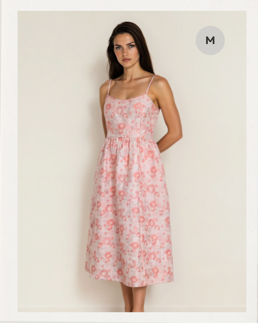 Selected Femme – Festliches, wadenlanges Cocktailkleid