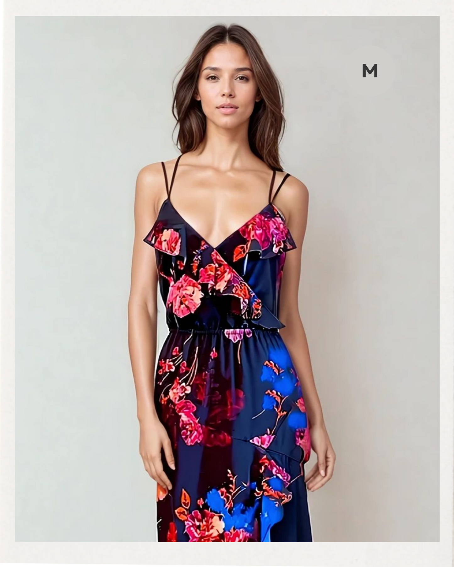 Fliessendes Blumenkleid