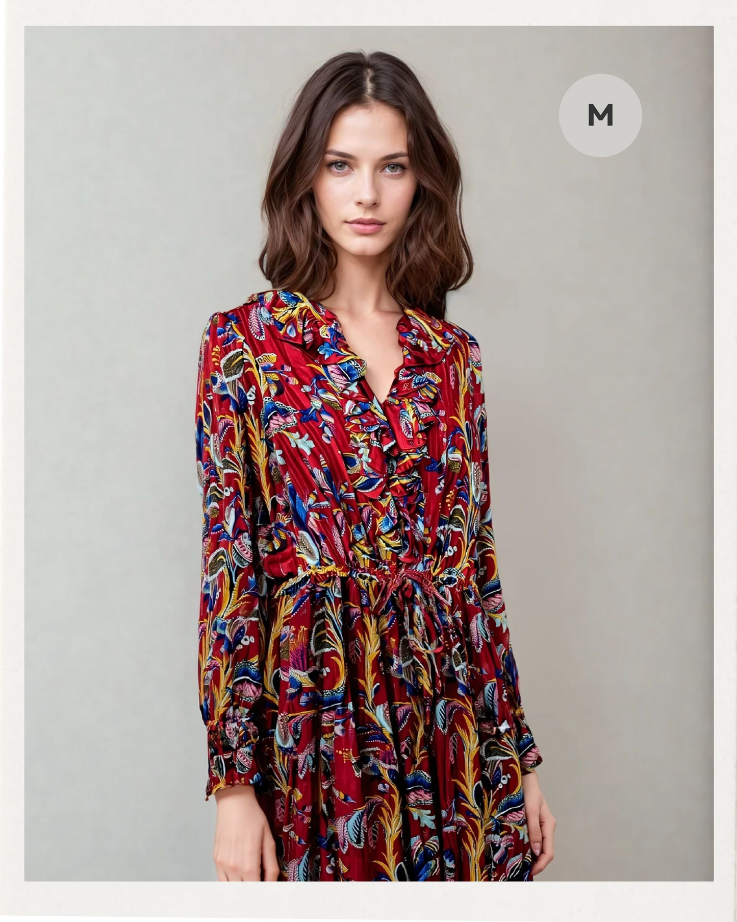 Floral-Print Maxi Dress