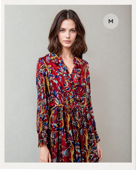 Floral-Print Maxi Dress